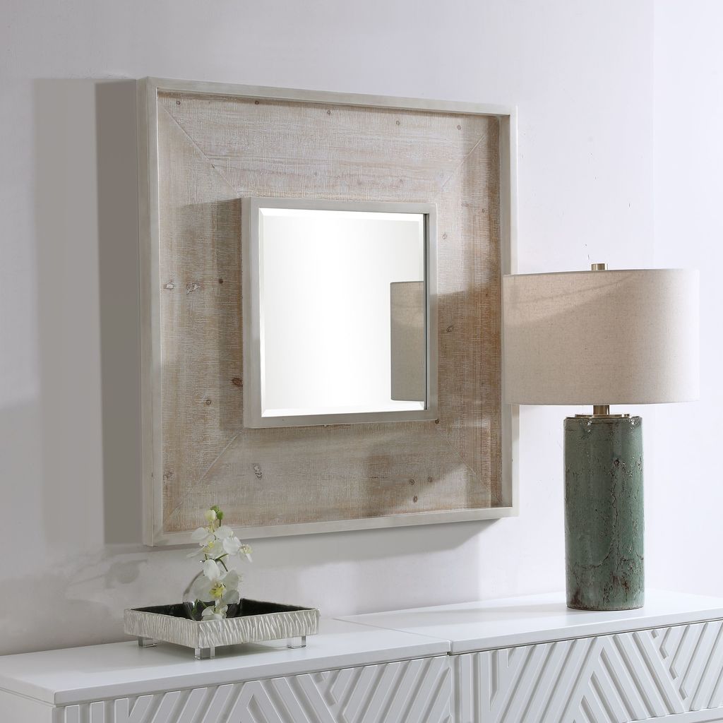 Morro Driftwood Square MIrror