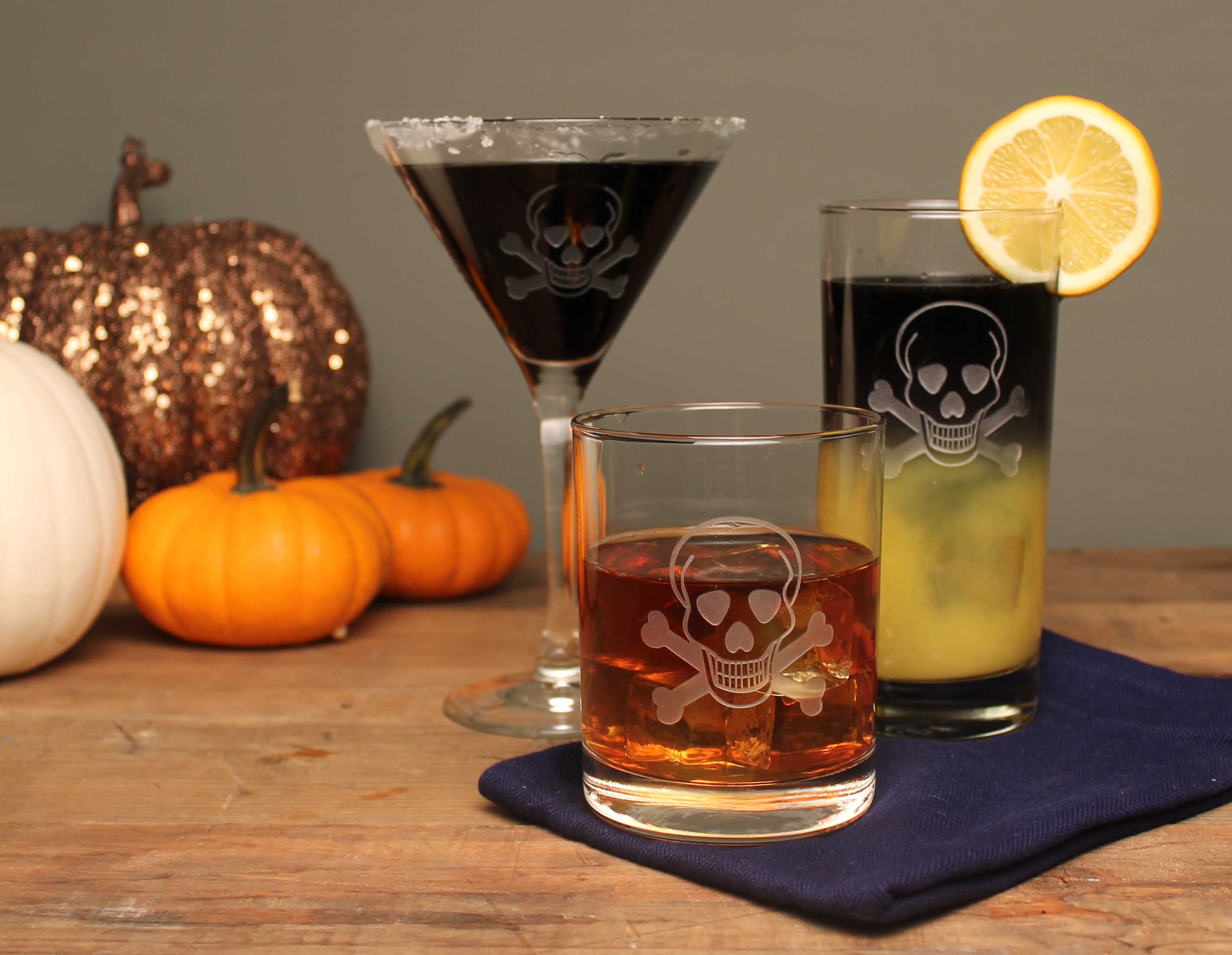 Fun Pirate Themed Glassware