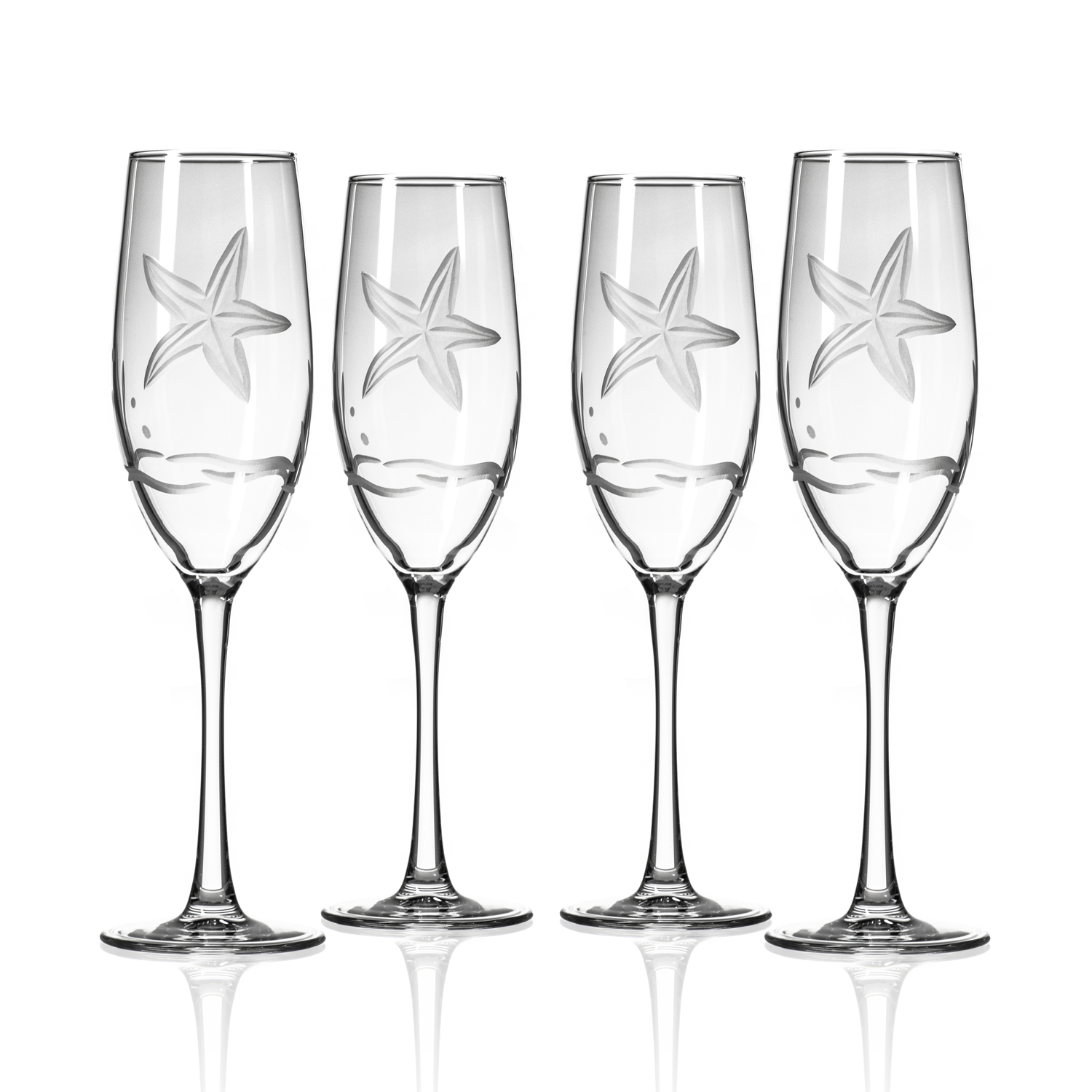 Starfish Flute Glassware