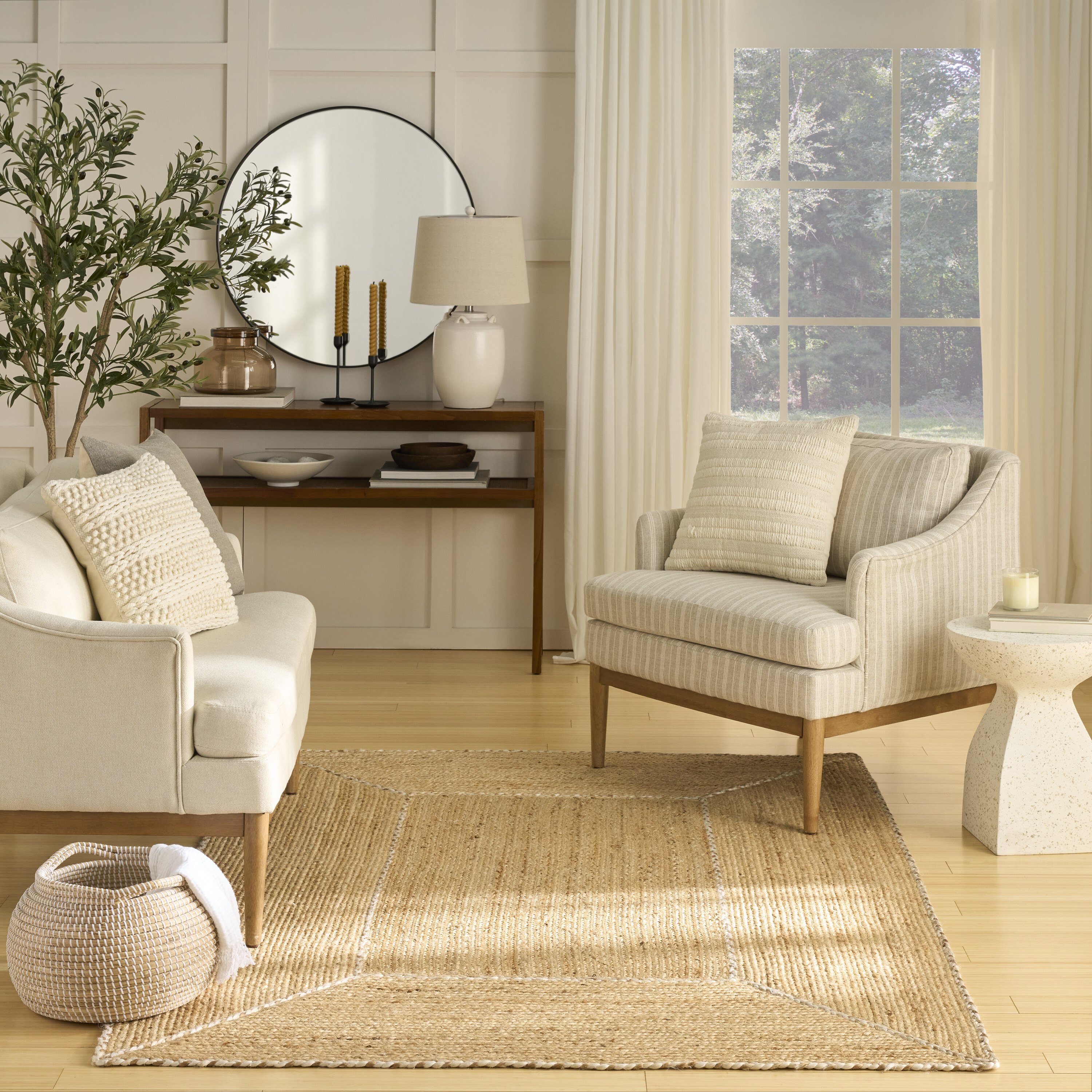Terrazo Coast Natural Jute Rug