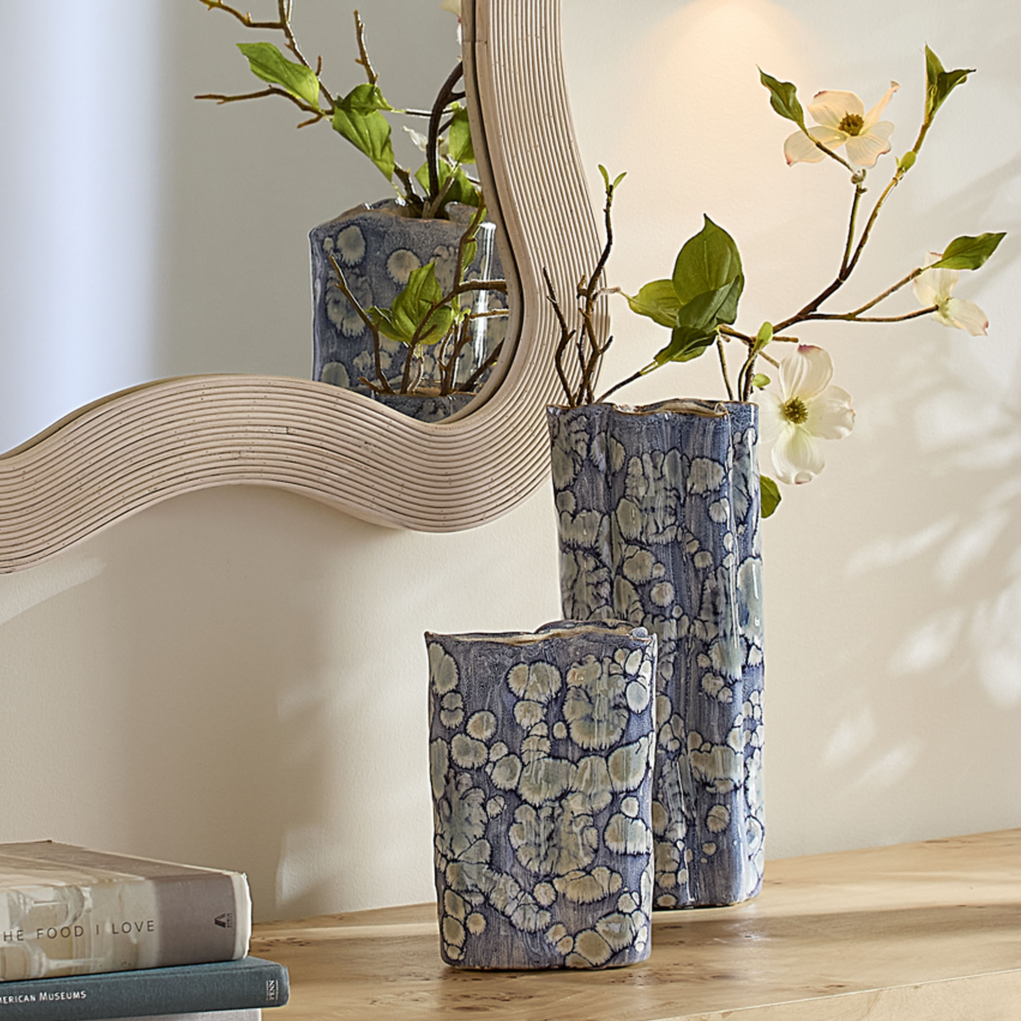 New Sea and Sky Medium and Small Cloud Vases