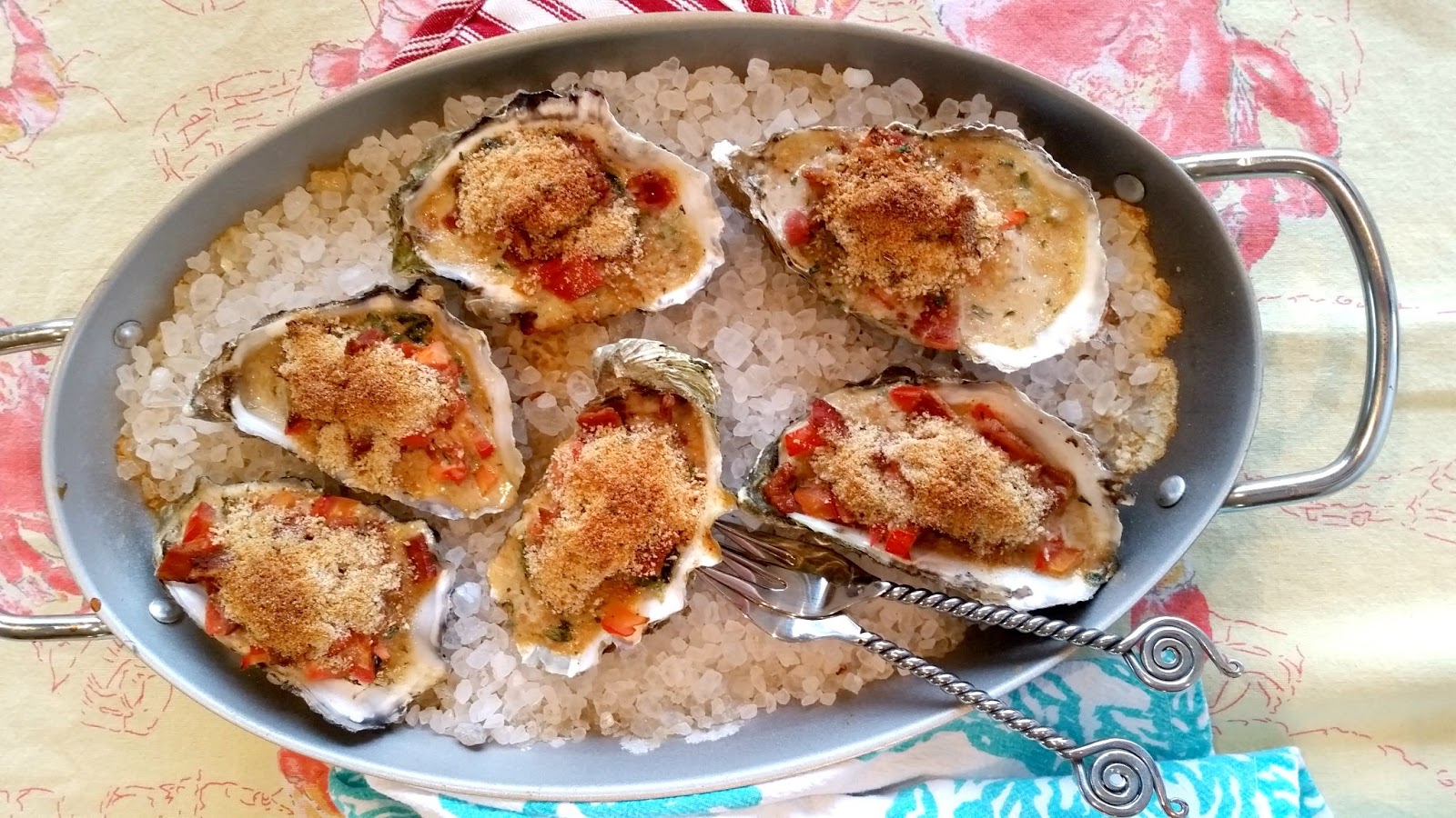Vermouth Baked Oysters