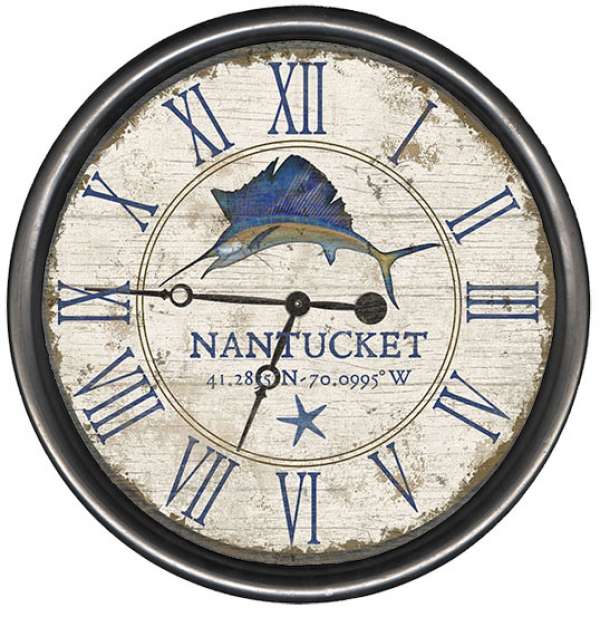 Caron's Beach House Coastal Motif Wall Clocks