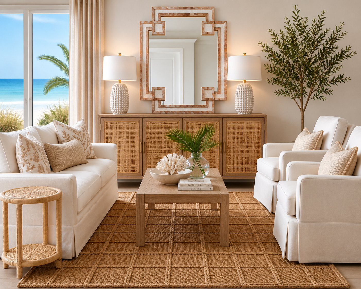 Compass Rose Room Rug Example