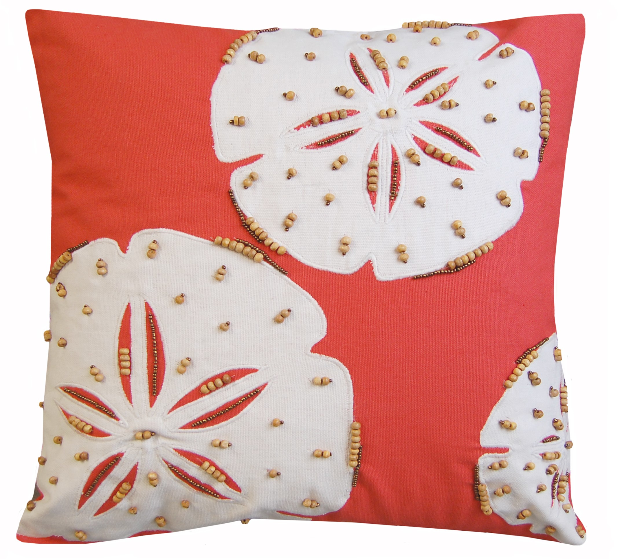 Coral Sand Dollar Pillows