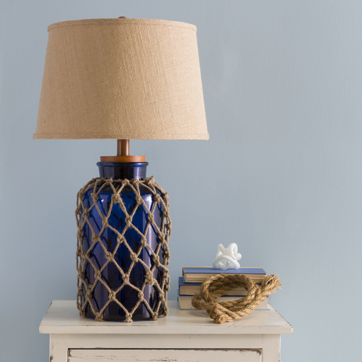 Cobalt Blue Nautical Net Lamp