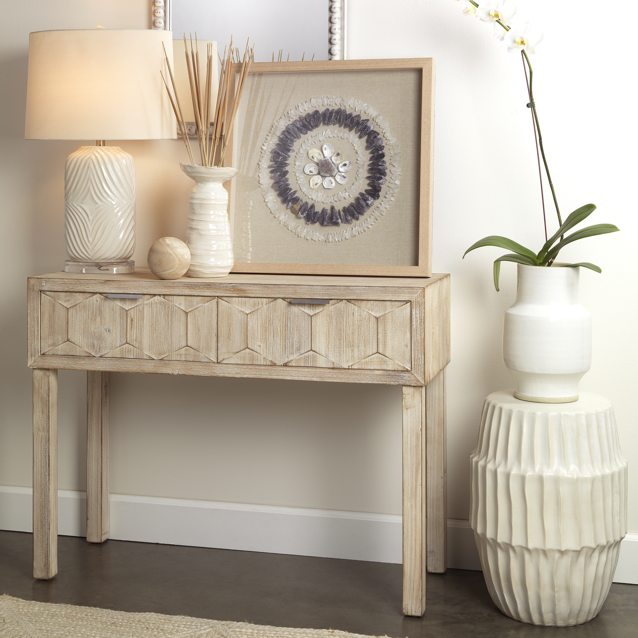 New - Juniper 2-Drawer Console Table