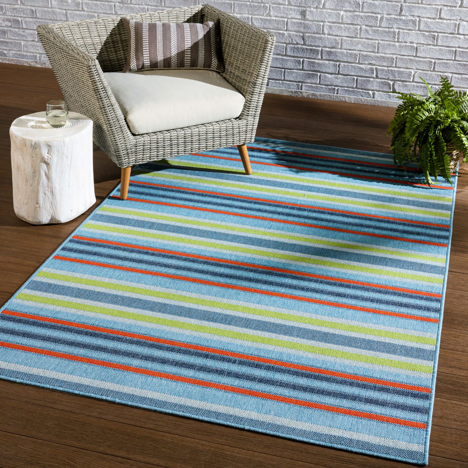 How to Style Indoor/Outdoor Rugs In Any Room