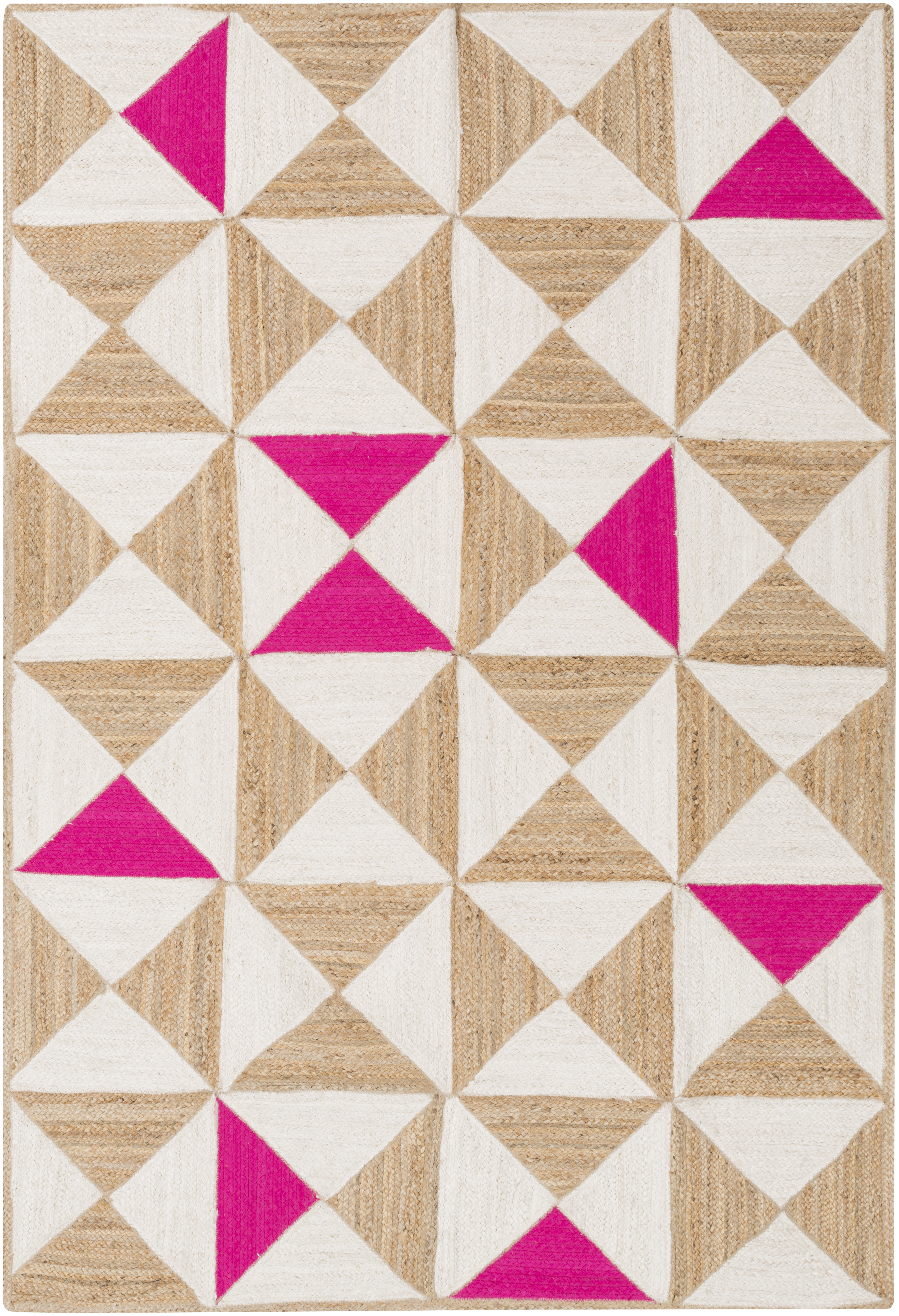 Molino Bright Pink Jute Rug