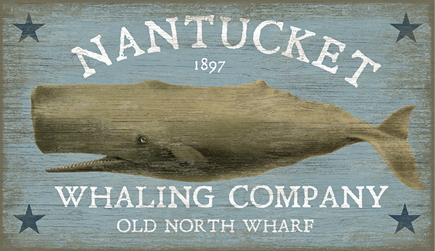 Nantucket Whaling Sign