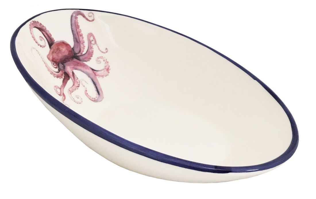 Diagonal Octopus Bowl